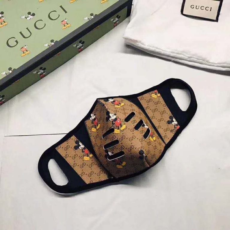 Gucci GG Unisex Disney Gucci Facial Mask Double G Supreme Canvas - LULUX