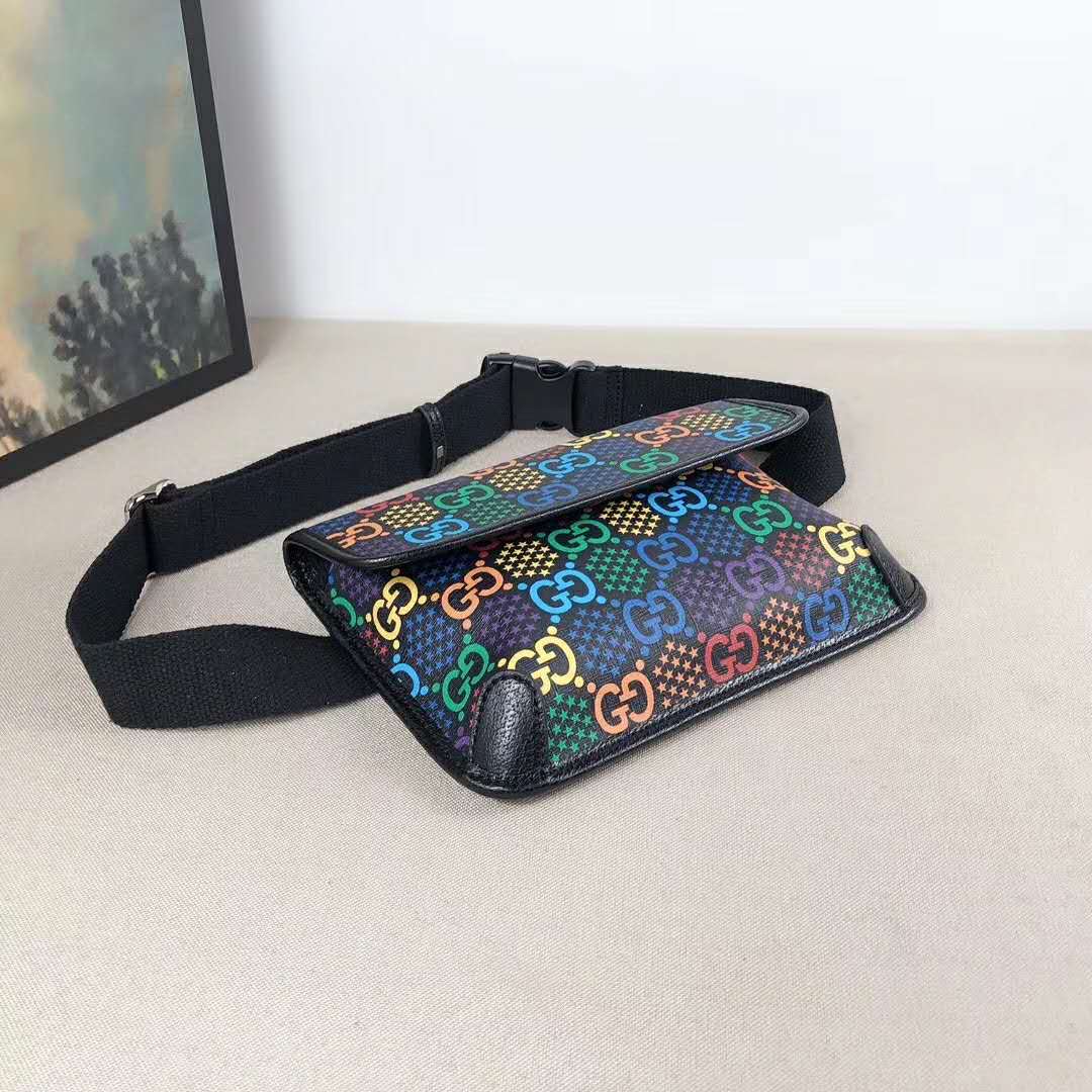 Gucci GG Unisex GG Psychedelic Belt Bag Psychedelic Supreme Canvas - LULUX