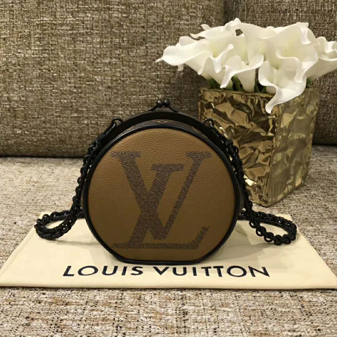 Louis Vuitton LV Women Boursicot BC Boîte Chapeau Bag-Brown - LULUX