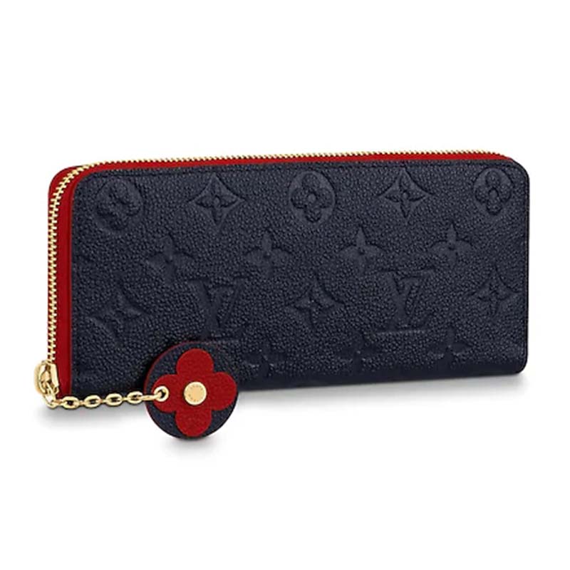 Louis Vuitton LV Women Clémence Wallet Monogram Empreinte Leather - LULUX