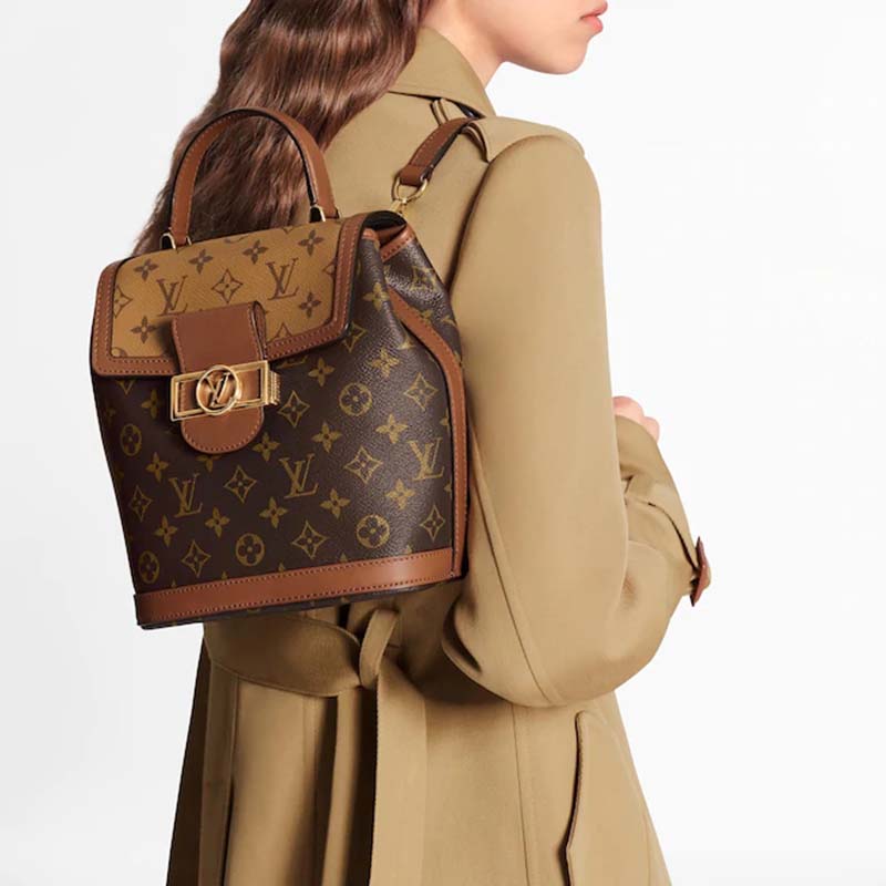 Louis Vuitton Dauphine Backpack Pm Monogram And Monogram Reverse Canvas By  Nicolas Ghesquiere For Springsummer Womens Bags 20Cm Lv M45142 - Buzzbify