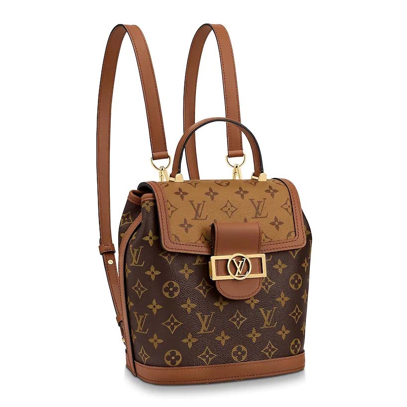 Louis Vuitton LV Women Dauphine Backpack PM Monogram Canvas-Brown - LULUX