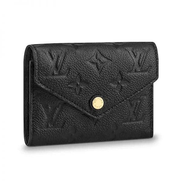 Louis Vuitton LV Women Victorine Wallet in Monogram Empreinte Leather ...