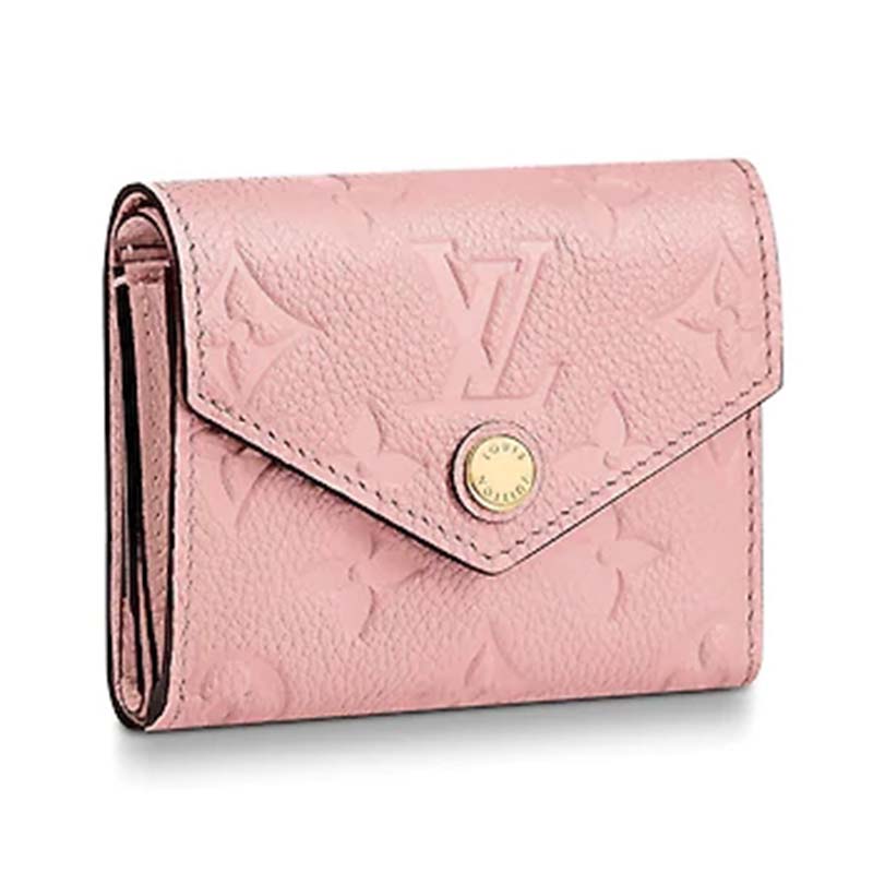 Louis Vuitton LV Women Zoé Compact Wallet Monogram Empreinte Leather