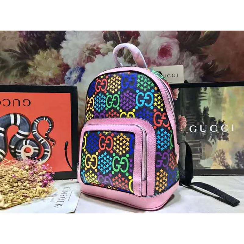 Gucci GG Unisex Small GG Psychedelic Backpack Psychedelic Supreme ...