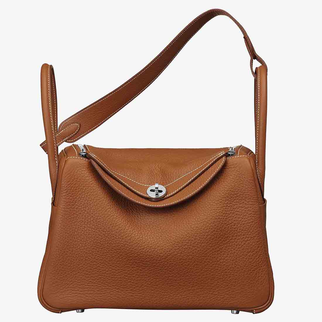  Hermes Lindy 30  Medium Taurillon Clemence Leather Bag LULUX