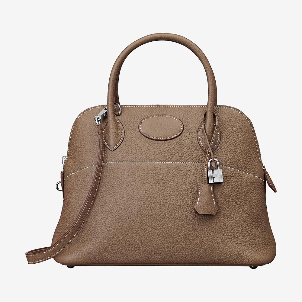 Hermes Women Bolide 31 Bag in Taurillon Clemence Leather - LULUX