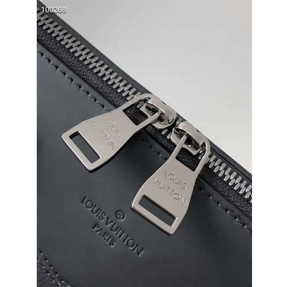 Louis Vuitton LV Men Briefcase Explorer Eclipse Monogram Canvas-Grey - LULUX