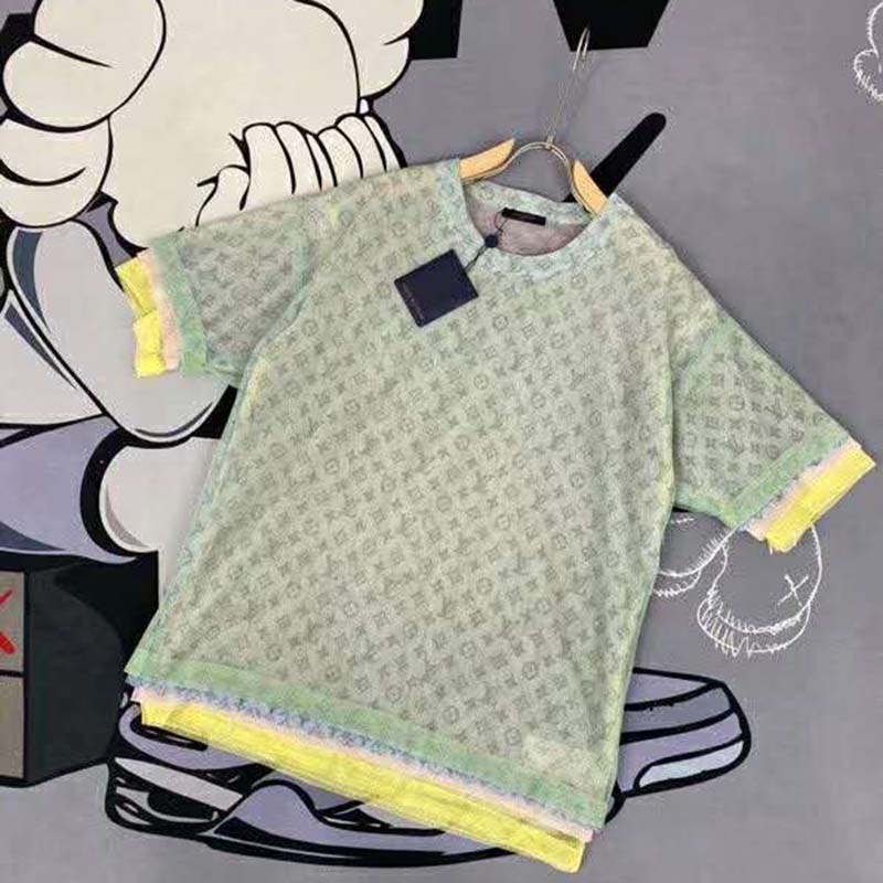 Louis Vuitton 2020 Monogram Tulle Sheer Layered T-Shirt - Green T-Shirts,  Clothing - LOU547475