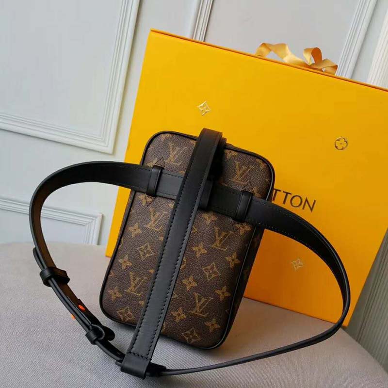 Louis Vuitton LV Men Utility Side Bag Monogram Coated Canvas - LULUX