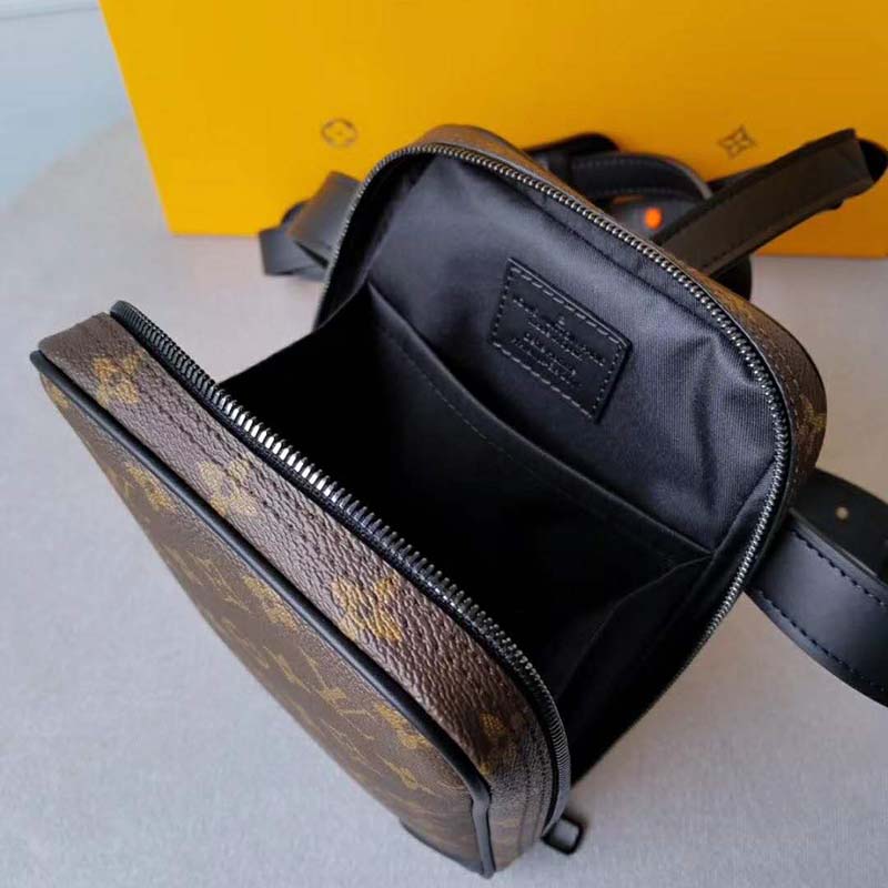 Louis Vuitton LV Men Utility Side Bag Monogram Coated ...