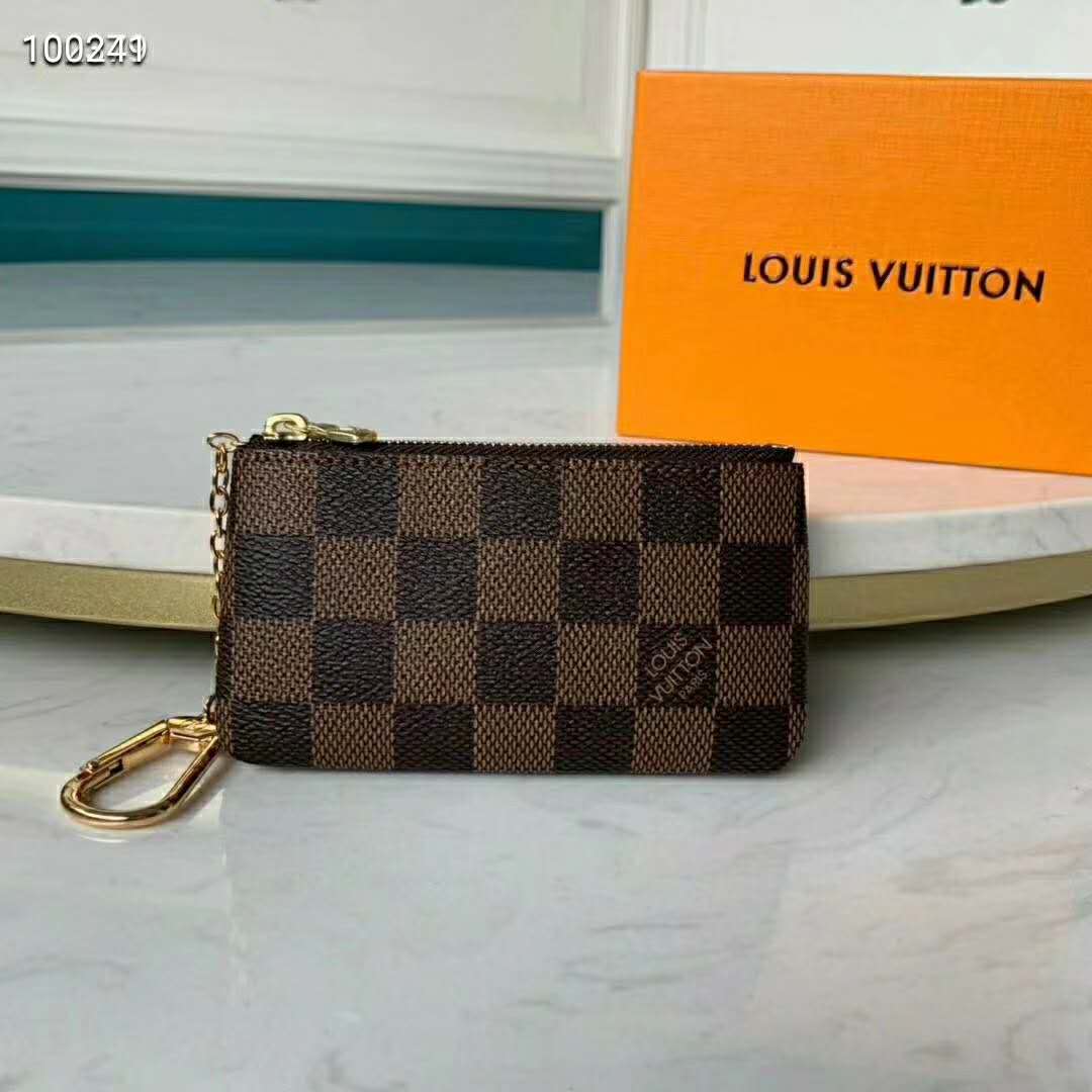 Louis Vuitton Key Pouch Damier Ebene Coin Purse Auction