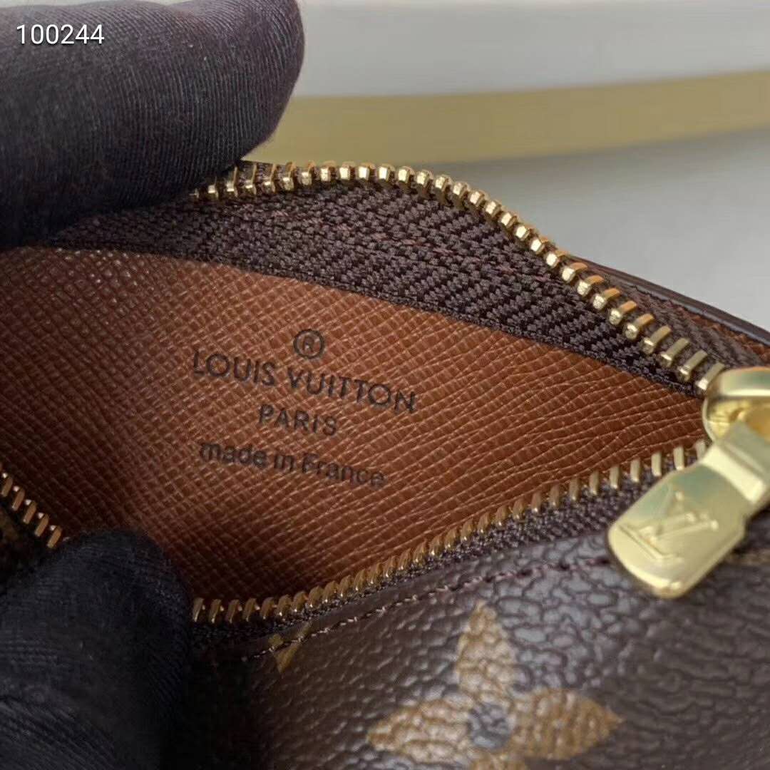 Authentic Louis Vuitton Monogram Zippy Compact Wallet M40499 Wallet Used 