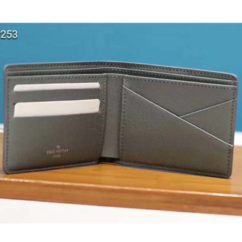 Louis Vuitton LV Unisex Multiple Wallet Damier Graphite Canvas-Grey - LULUX