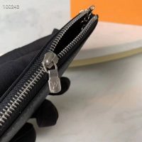 Louis Vuitton LV Unisex Pochette Clé Key Pouch Damier Graphite Canvas