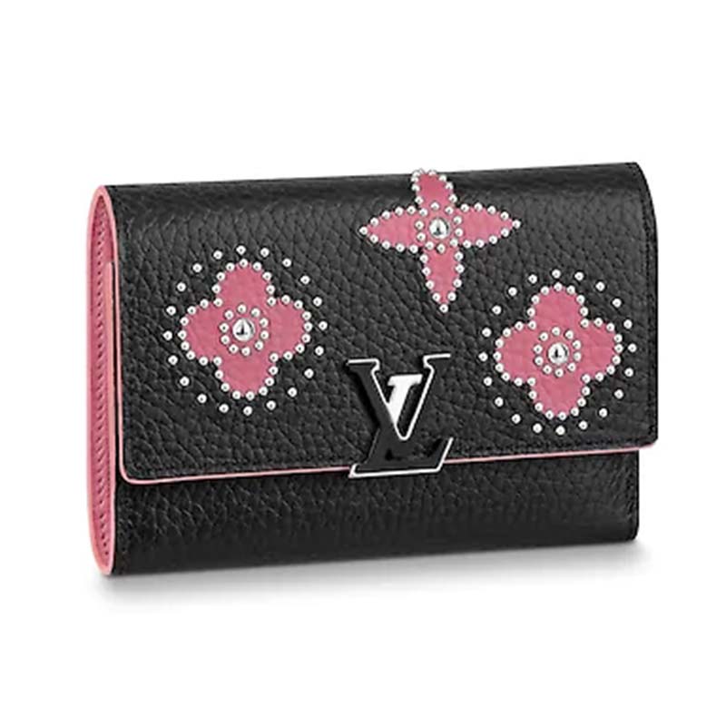 Louis Vuitton LV Women Capucines Compact Wallet Taurillon Leather-Pink - LULUX
