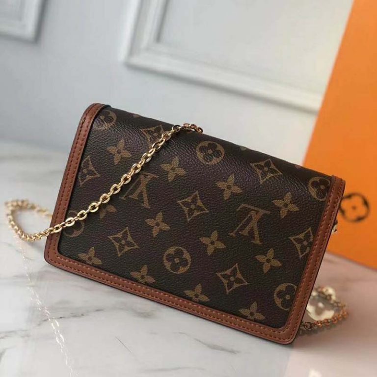 louis vuitton wallet on chain black