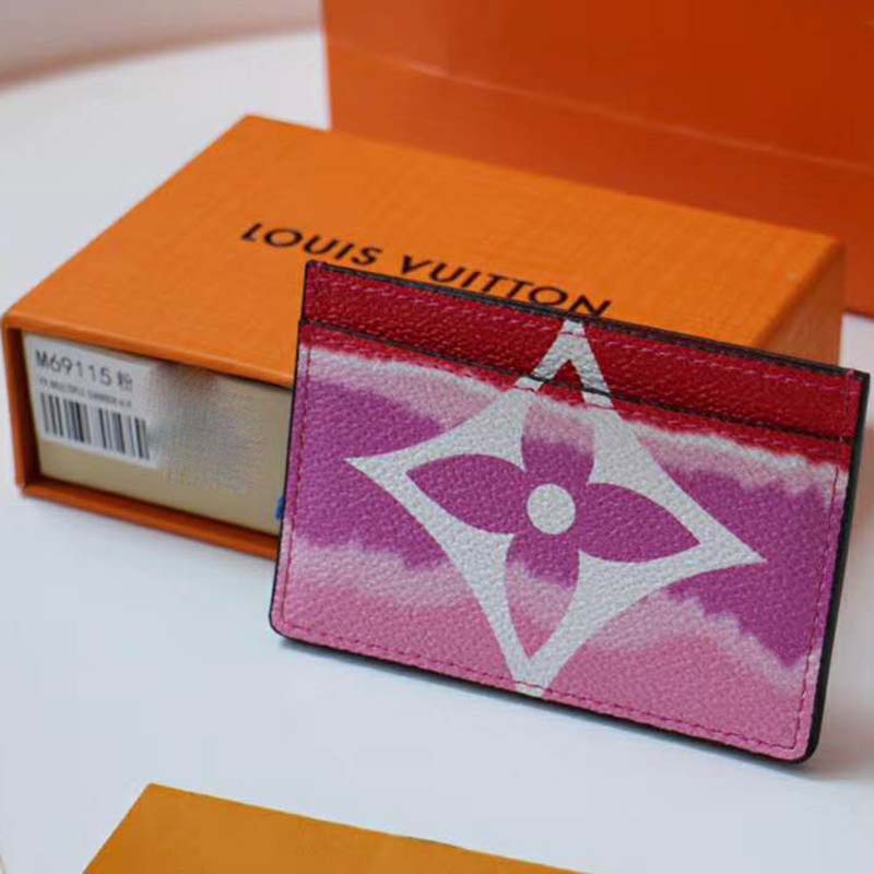 Louis Vuitton LV Women LV Escale Card Holder Monogram Coated Canvas - LULUX