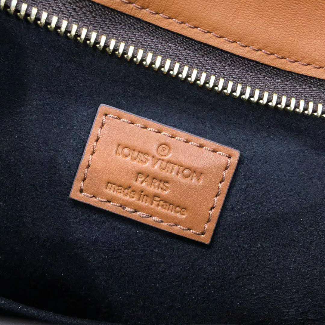 Louis Vuitton LV Women Hobo Dauphine MM Handbag Monogram Reverse Canvas - LULUX