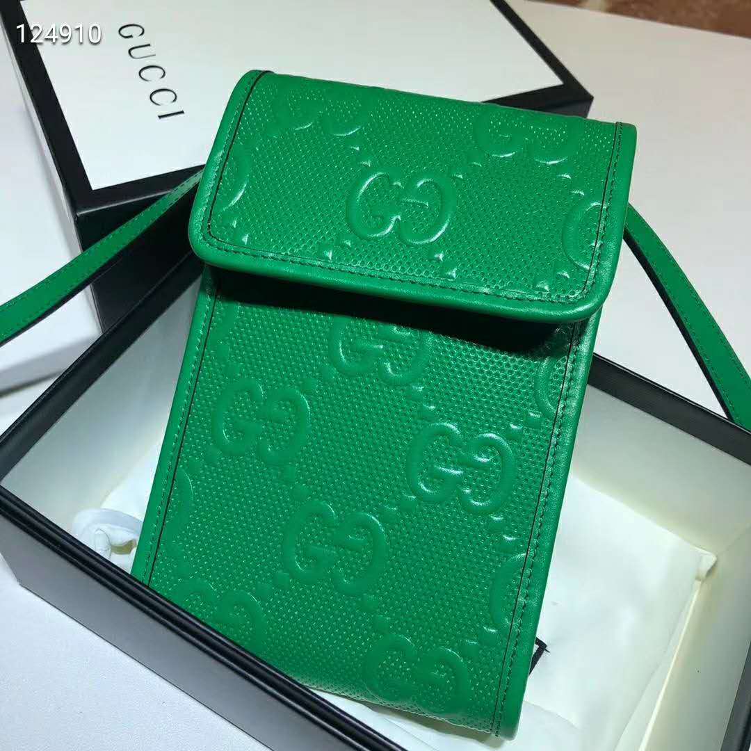 gucci gg embossed mini bag