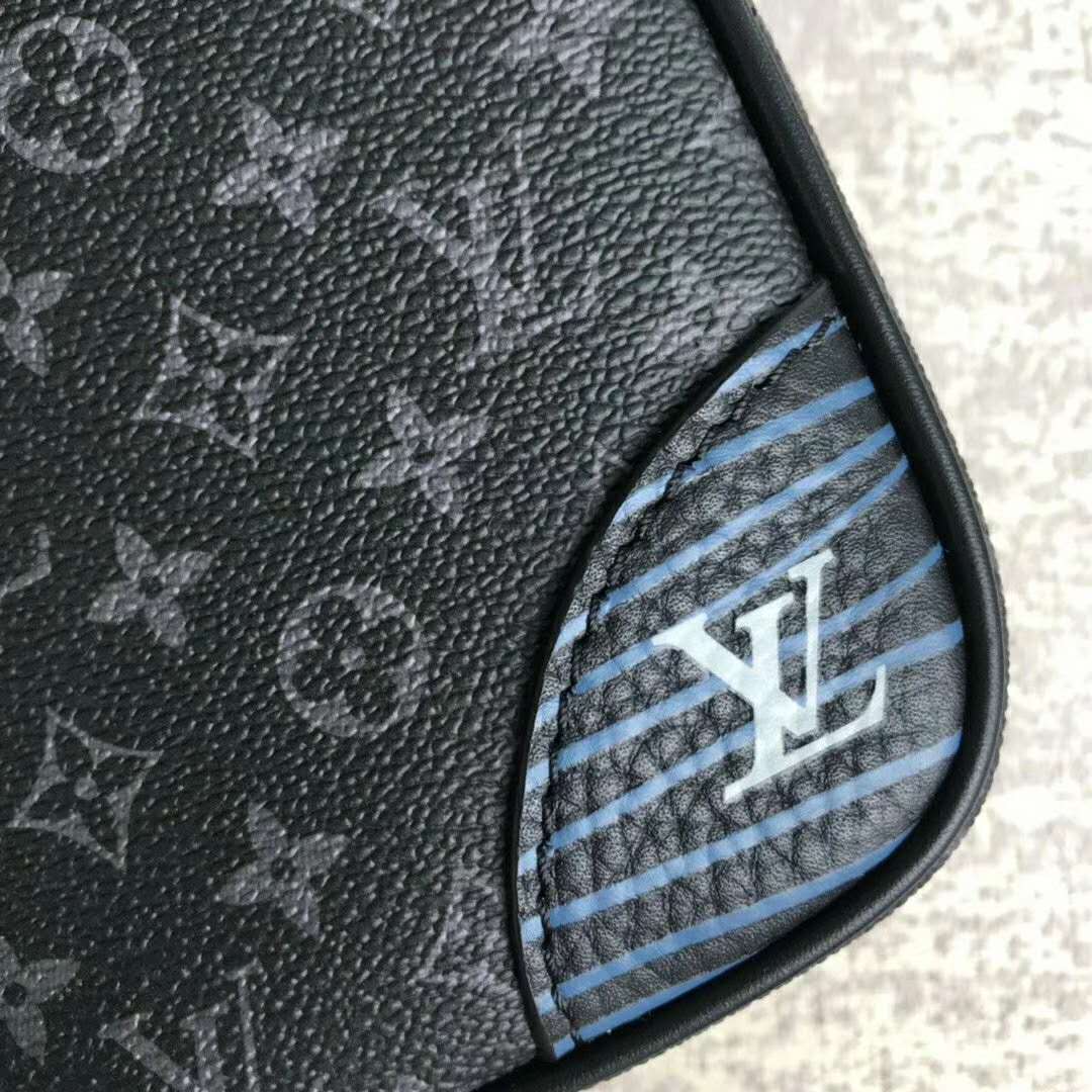 Louis Vuitton LV Men Amazone Sling Bag Monogram Eclipse Canvas - LULUX