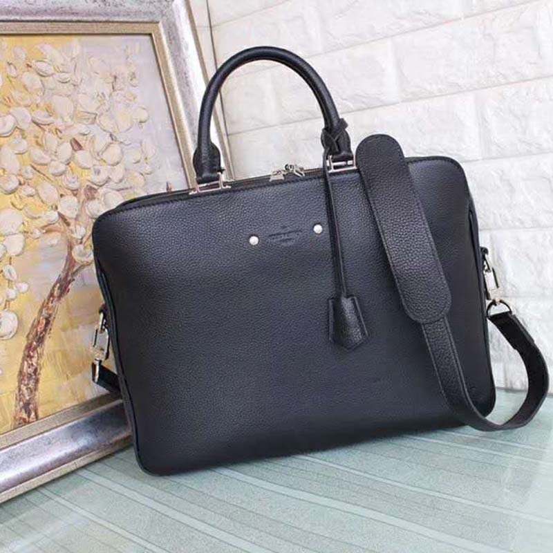 Louis Vuitton Havane Taurillon Leather Armand Briefcase Bag