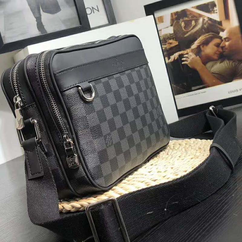 Louis Vuitton N41457 Messenger Pm Messenger Bag Damier Graphite Canvas ...