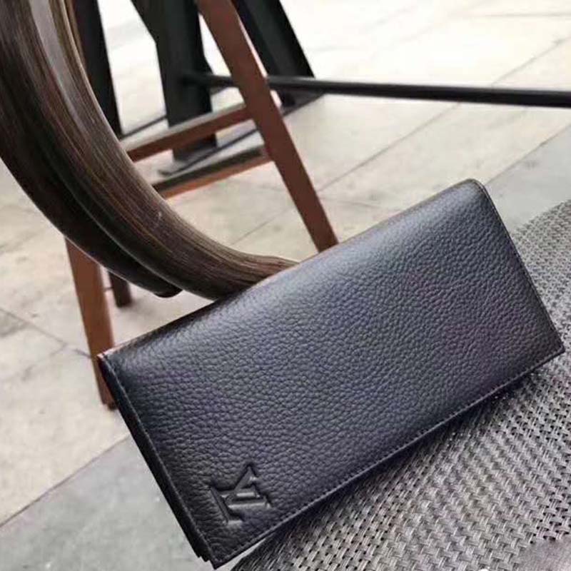 Louis Vuitton LV Unisex Alexandre Wallet in Taiga Leather-Black - LULUX