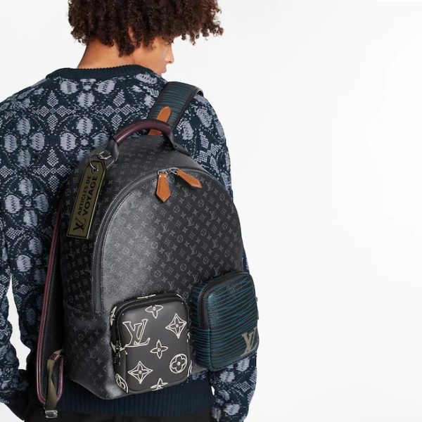 Louis Vuitton LV Unisex Multipocket Backpack Monogram Eclipse Coated ...