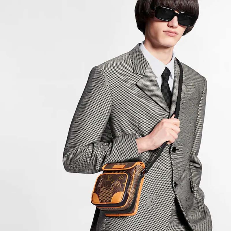 Louis Vuitton x Nigo 2020 pre-owned Nano Amzone Shoulder Bag - Farfetch