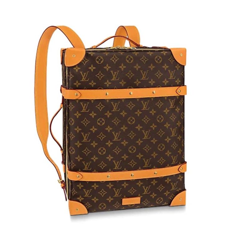 Authentic Louis Vuitton Soft Trunk Backpack Monogram PM in Canvas with Gold  Tone