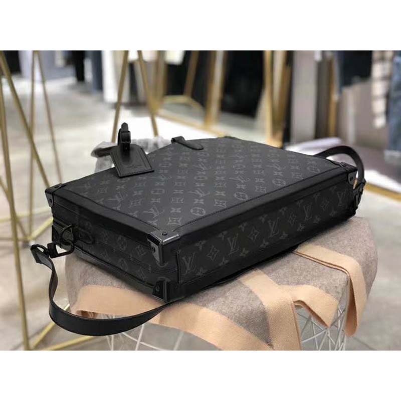 Louis Vuitton 2021 Monogram Eclipse Soft Trunk Briefcase - Black Briefcases,  Bags - LOU554714