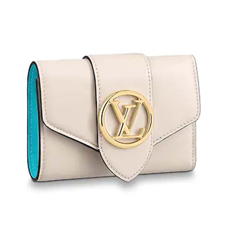 Louis Vuitton LV Women LV Pont 9 Compact Wallet Smooth Cowhide - LULUX