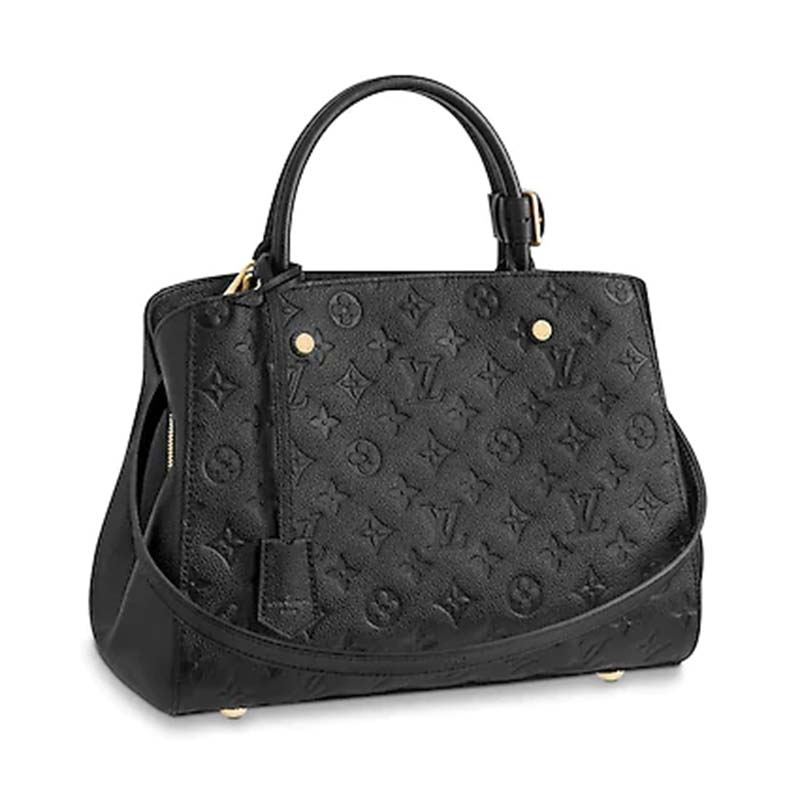 Louis Vuitton LV Women Montaigne MM Handbag Monogram Empreinte Leather - LULUX