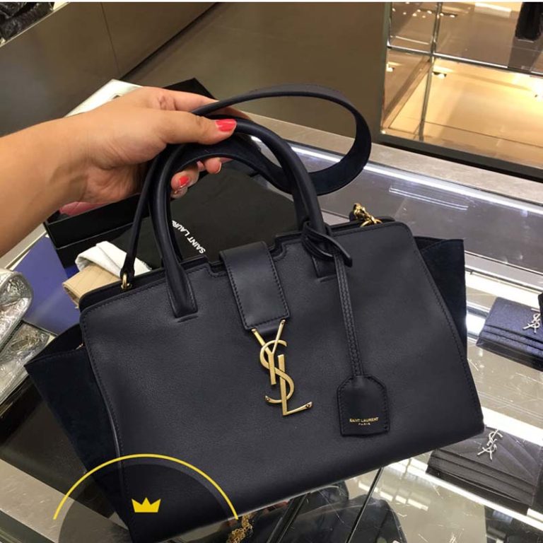 yves saint laurent navy bag