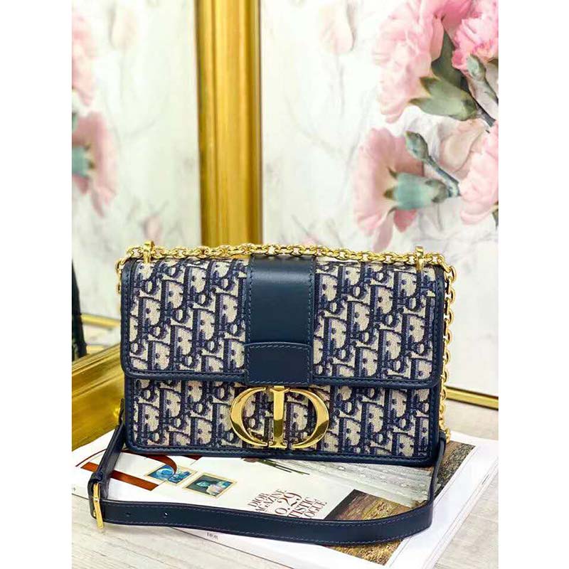 30 Montaigne Bag Blue  Womens Dior Handbags ⋆ Rincondelamujer