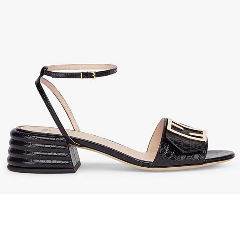 fendi suede sandals