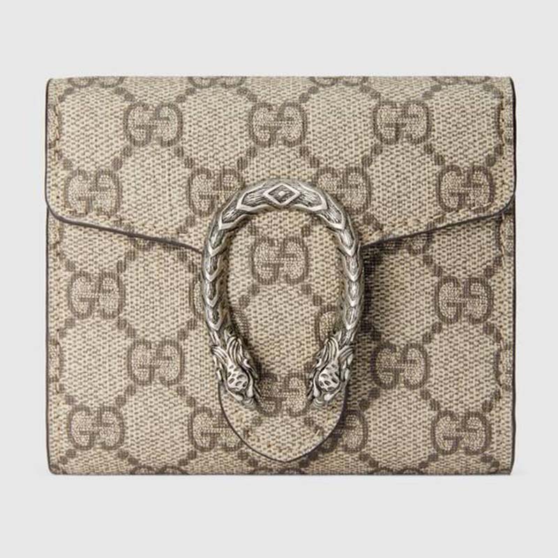 Wallets & purses Gucci - GG Supreme canvas card holder - 406562KVY1N9769