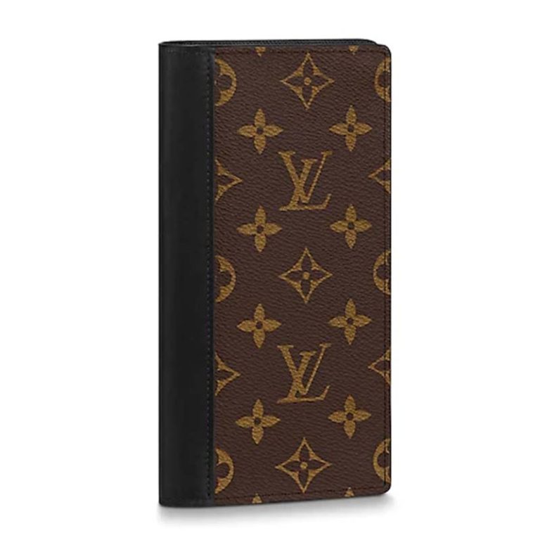 Louis Vuitton LV Unisex Multiple Wallet Monogram Macassar Coated Canvas ...