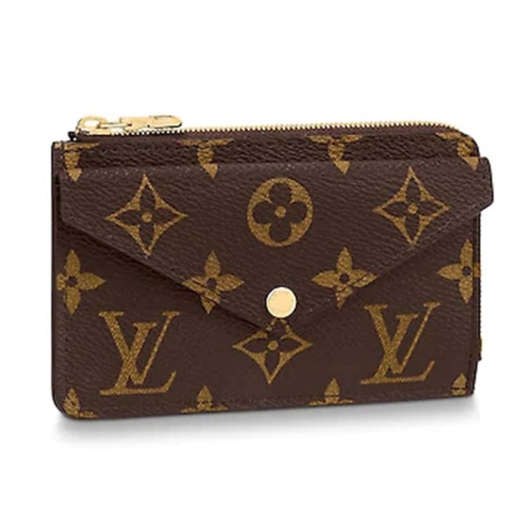 lv double card holder