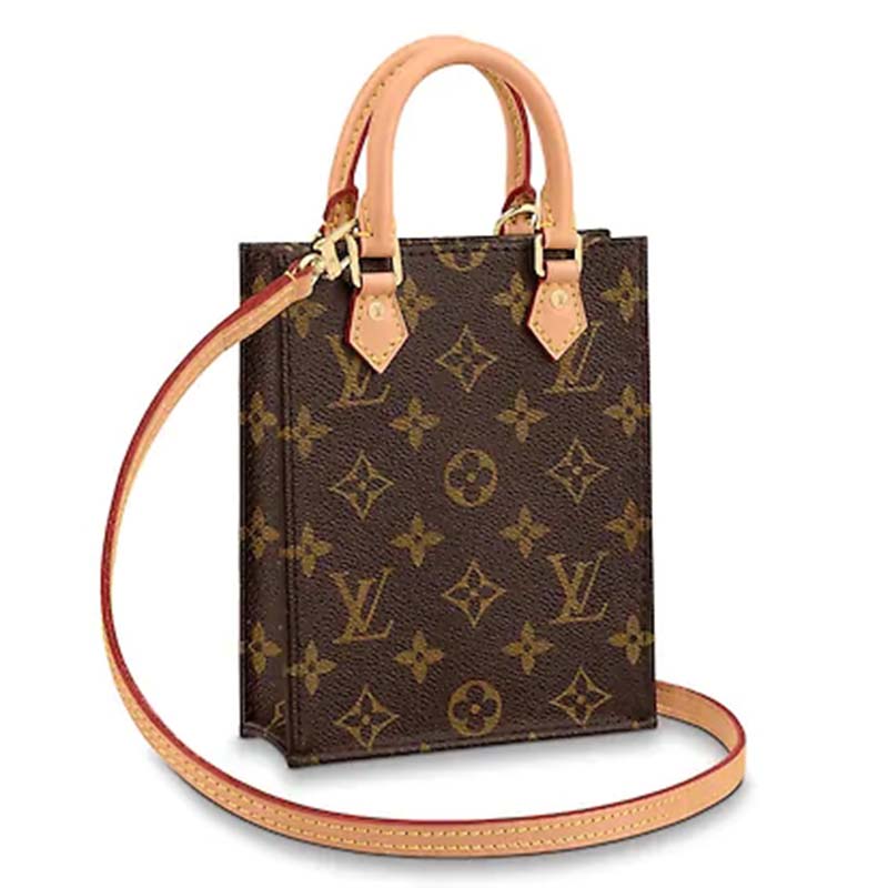Louis Vuitton LV Unisex Petit Sac Plat Bag Monogram Canvas - LULUX