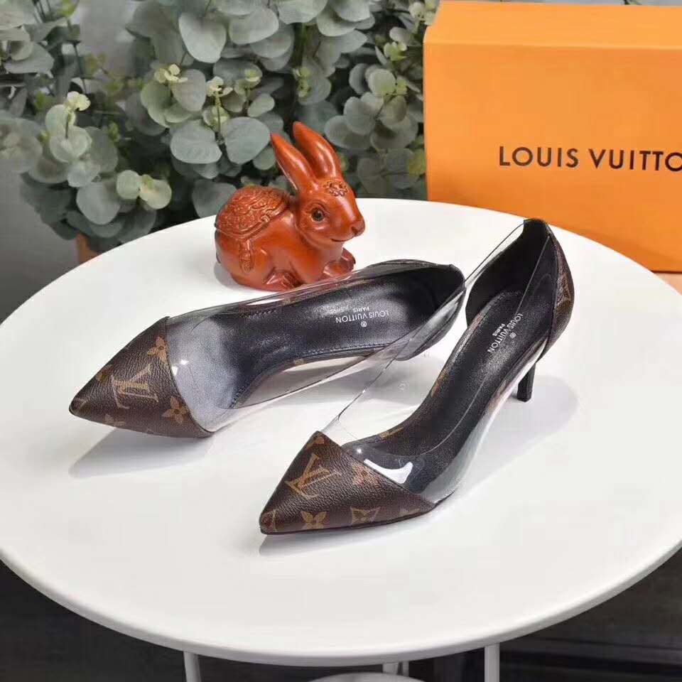 Louis Vuitton Monogram Cherie Pumps - Sz. 37.5