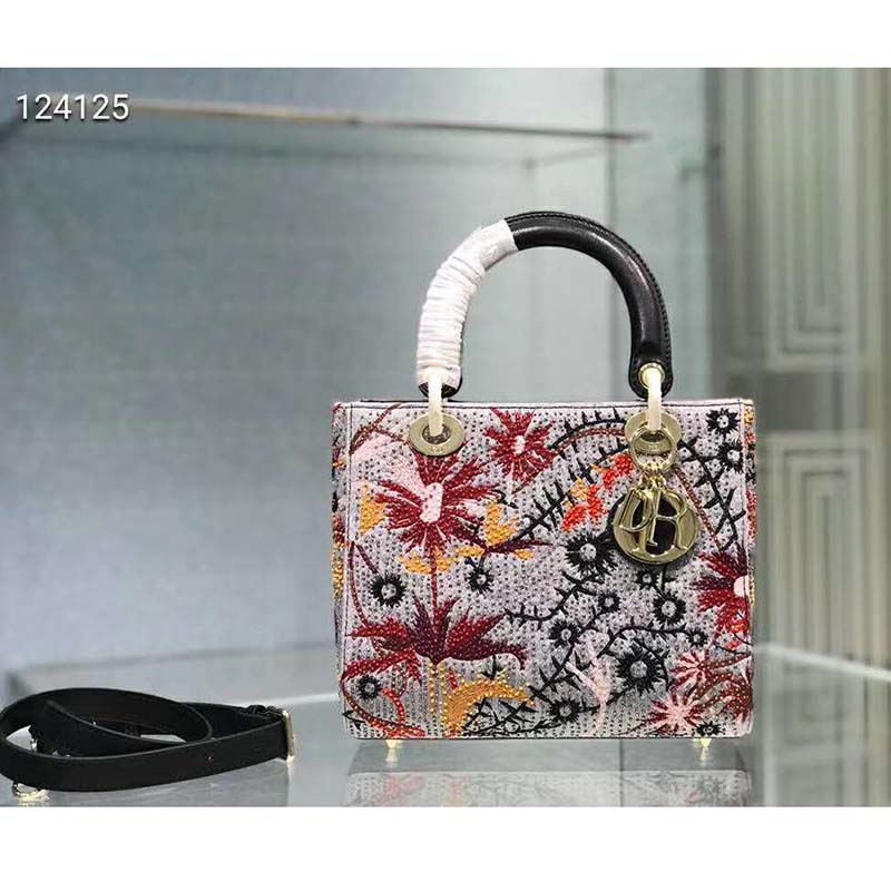 mini lady dior bag jardin naturel