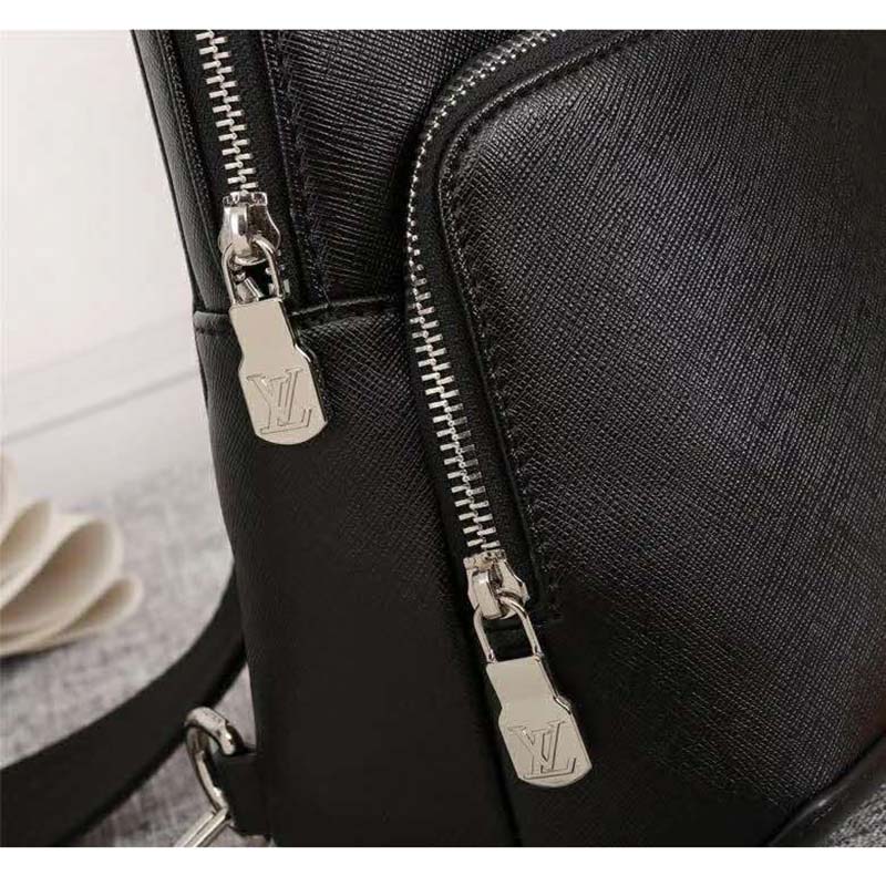 Louis Vuitton Black Taiga Avenue Sling Bag, myGemma, SG