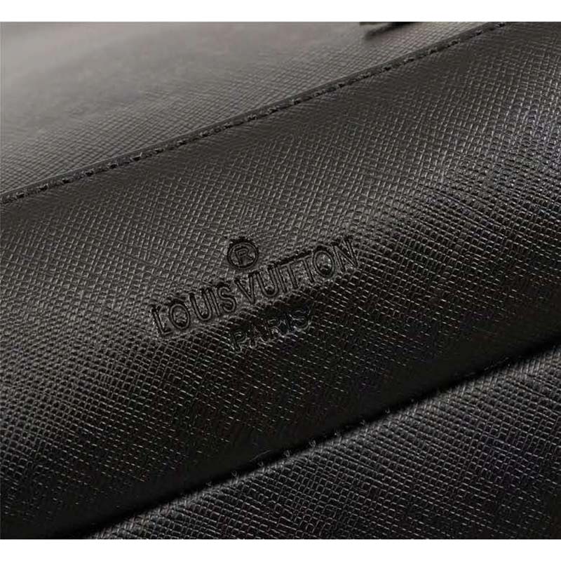 Louis Vuitton LV Men Avenue Sling Bag Taiga Leather-Black - LULUX
