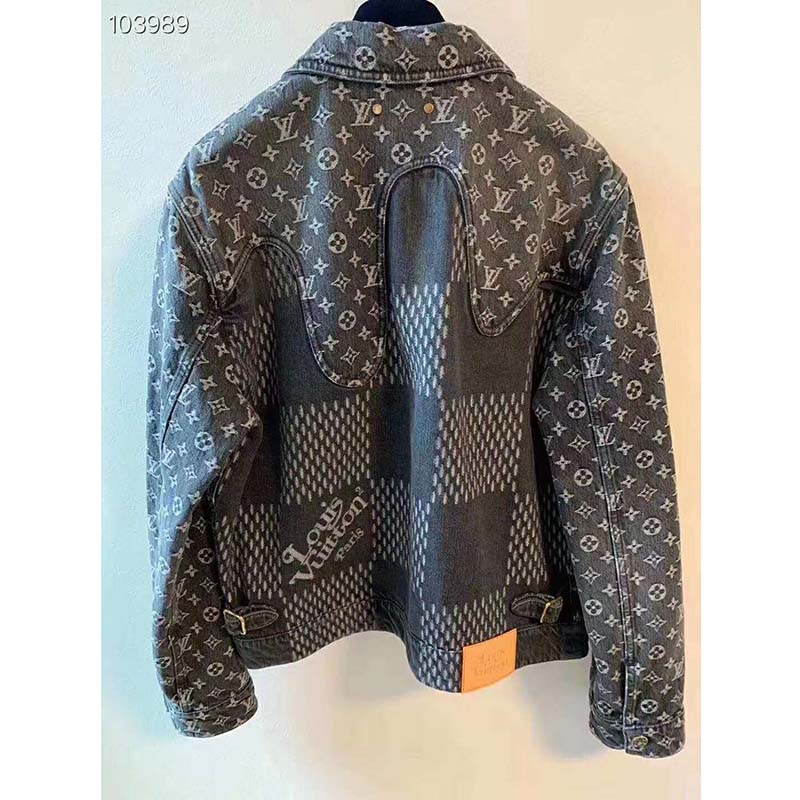 Buy Louis Vuitton x Nigo Giant Damier Waves MNGM Denim Jacket Indigo Online  in Australia