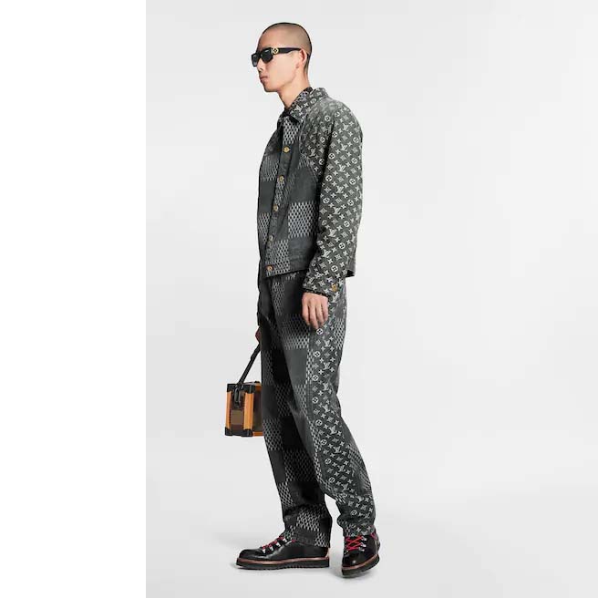 인피니트 Fashion on X: [ WOOHYUN ] ☆ Louis Vuitton x Nigo Giant Damier Waves  Mngm Denim Jacket - $2,900    / X
