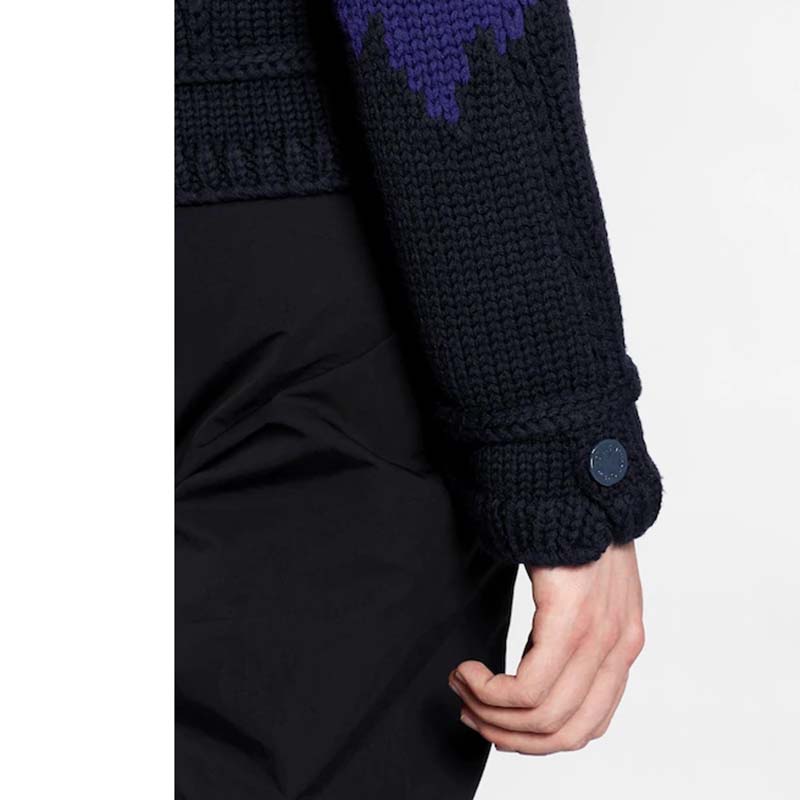 Louis Vuitton Monogram Embossed Single-Breasted Pont Neuf Jacket