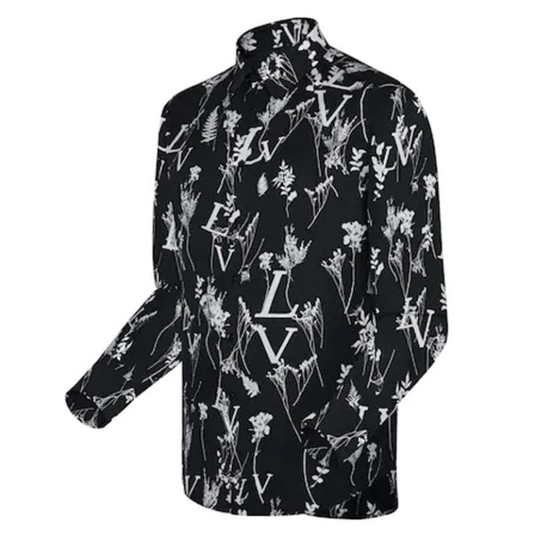 louis vuitton silk shirt