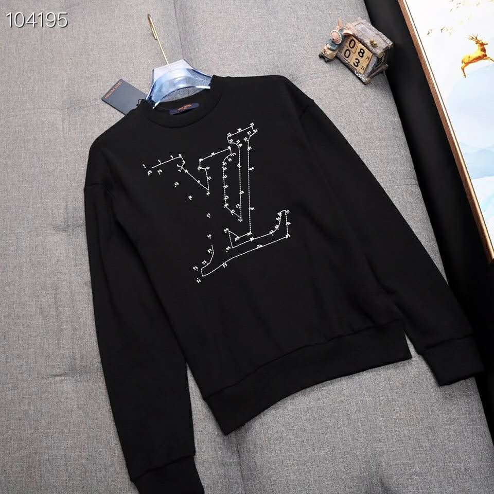 QC  LV Stitch Print Embroidered Sweatshirt 🐼 : r/FashionReps